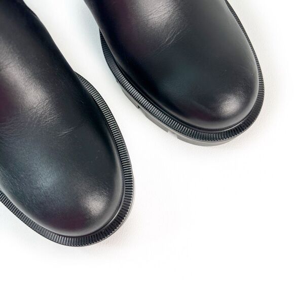 Christian Louboutin NIB Black Ankle Boots with Red Soles - Picture 5 of 16